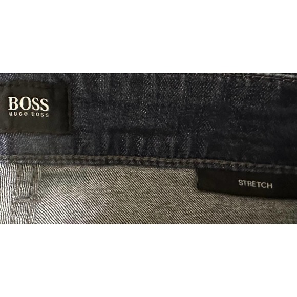 Boss Hugo Boss Men’s Jeans Size 33x32 (32x30.5) Stretch Straight Leg - Picture 5 of 11